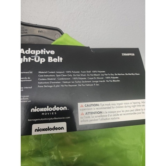 Wheelchair Ninja Turtle Costume New 4/6 Adaptive Design One Size Light Up Belt - Picture 11 of 11